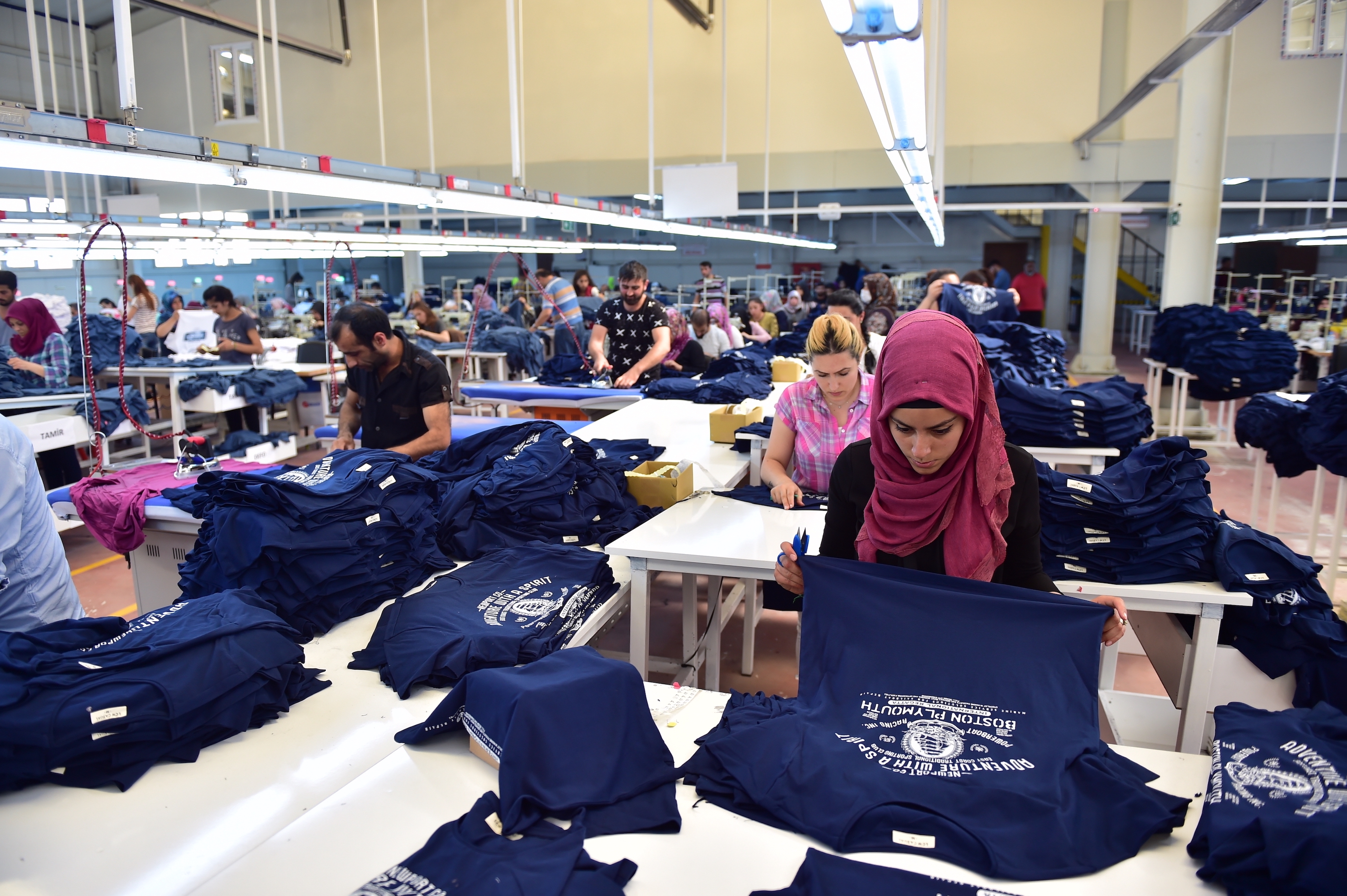 Image showing garment workers from Turkey